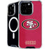 NFL San Francisco 49ers Distressed iPhone 16 Pro MagSafe Case